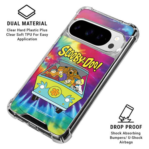 Scooby Doo Scooby-Doo Tie Dye Google Pixel 10 Pro XL Clear Case